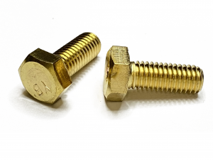 BrassSets DIN 933 A2-304 Stainless Hex Head Bolts / Setscrews Fully Threaded Standard Metric Coarse Pitch